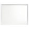 Barzini White Rectangle Dresser Mirror For Discount