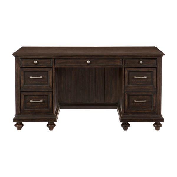 Cardano Driftwood Charcoal Executive Desk Hot on Sale