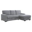 Morelia Gray RAF Storage Sleeper Sofa Chaise Sale