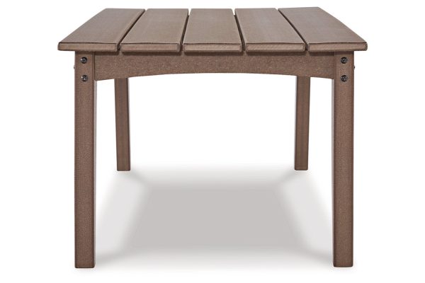 Emmeline Brown Outdoor Coffee Table For Discount