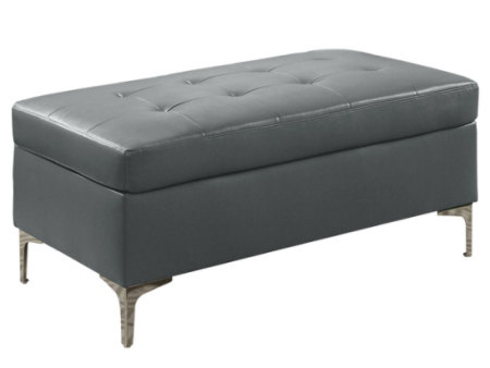 Barrington New Gray Ottoman Hot on Sale