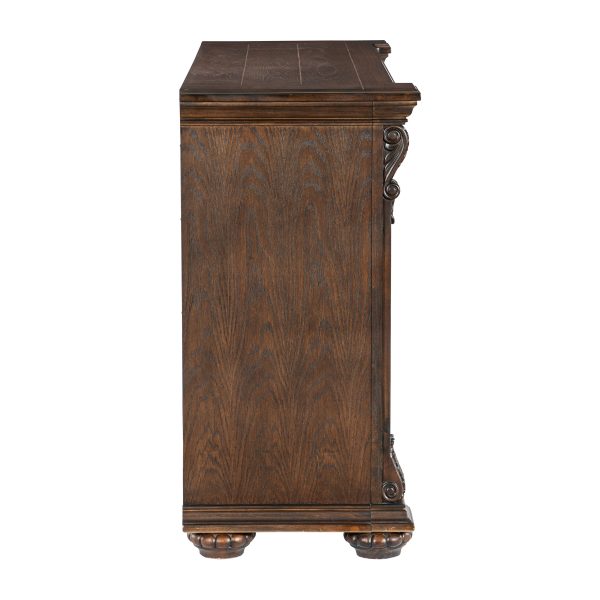 Bergen Dark Oak Server For Discount