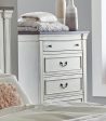 Hillcrest Dark Rum White 5-Drawer Chest Hot on Sale