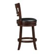 Edmond Dark Cherry Swivel Counter Height Chair Online