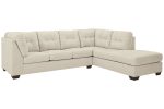 Falkirk Parchment 2-Piece RAF Chaise Sectional on Sale