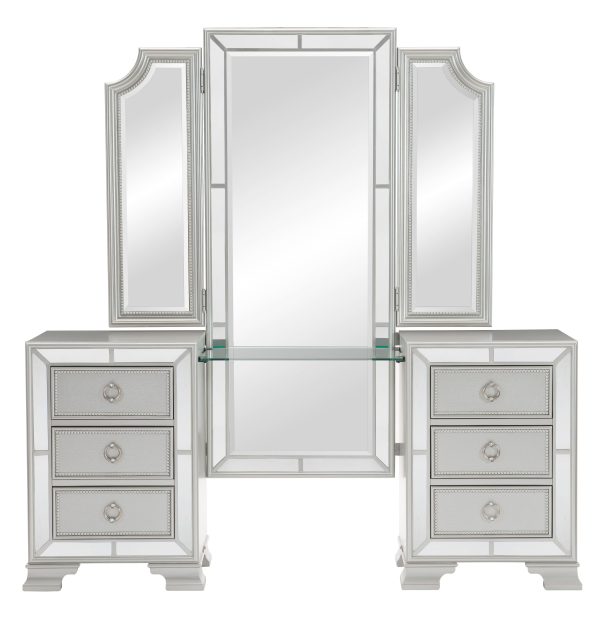 Avondale Silver Vanity Set on Sale