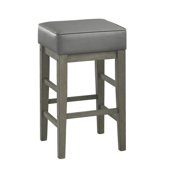 Pittsville Gray Espresso Counter Height Stool, Set of 2 Sale