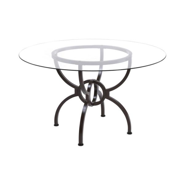 Aviano Gunmetal Dining Table Base Fashion