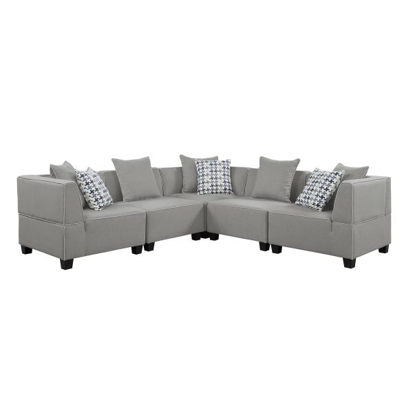 Jayilin Gray 5-Piece Modular Sectional Online