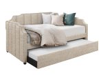 Aisha Beige Daybed with Trundle Online Sale