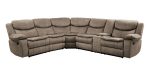 Bastrop Brown Microfiber Reclining Sectional Cheap