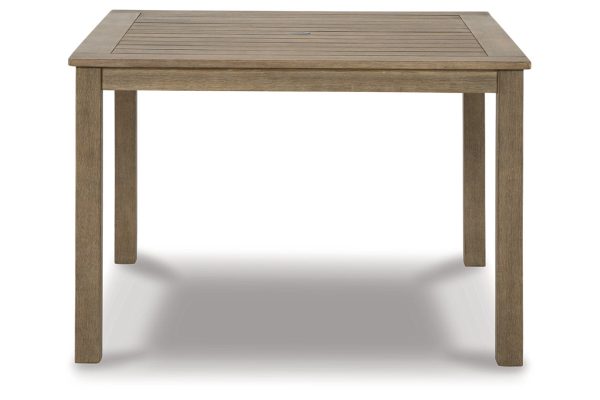 Aria Plains Brown Outdoor Dining Table Cheap