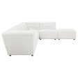 Sunny 6-Piece Upholstered Sectional Natural For Sale