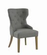 Baney Gray Tufted Upholstered Dining Chair For Cheap