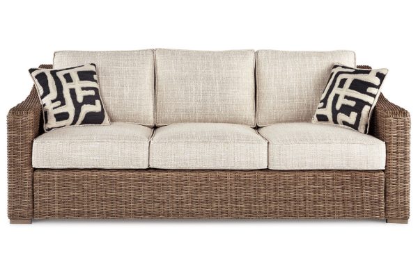 Beachcroft Beige Sofa with Cushion Online