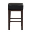 Pittsville Black Espresso Counter Height Stool, Set of 2 on Sale