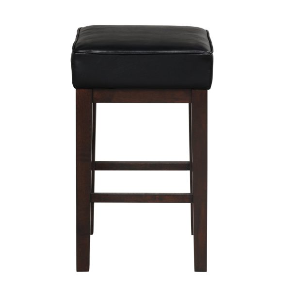 Pittsville Black Espresso Counter Height Stool, Set of 2 on Sale