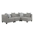 Jayilin Gray 4-Piece Modular Sectional Sale