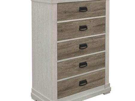 Arcadia White Weathered Gray Chest Cheap