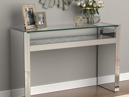 1-Shelf Silver Console Table Supply