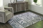 Adalock Gray Cream 5  x 7  Rug Online now