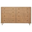 Arini Sand Wash 8-Drawer Dresser For Sale