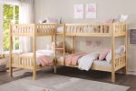 Bartly Pine Corner Bunk Bed For Cheap