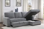 Morelia Gray RAF Storage Sleeper Sofa Chaise Sale