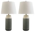 Afener Blue Beige Table Lamp Fashion