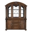 Bergen Dark Oak Buffet & Hutch For Discount