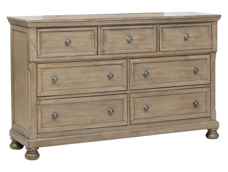 Bethel Wire Brushed Gray Dresser Sale