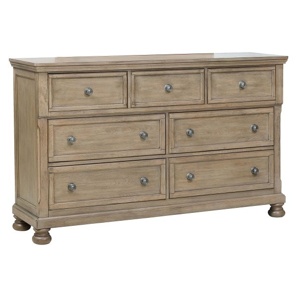 Bethel Wire Brushed Gray Dresser Sale