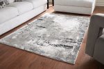 Aworley Gray White Medium Rug For Discount