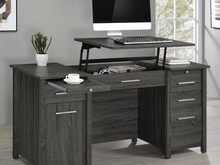 Dylan 4-Drawer Lift Top Office Desk For Discount