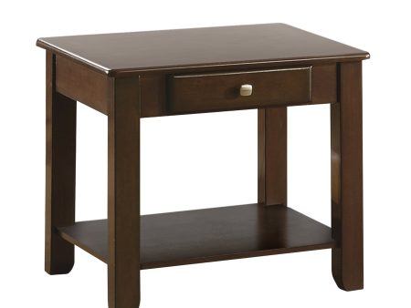 Ballwin Dark Cherry End Table Cheap