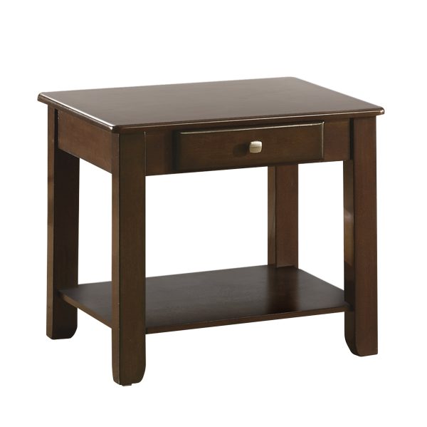 Ballwin Dark Cherry End Table Cheap