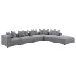 Jennifer 6-Piece Tight Seat Modular Sectional Gray Online