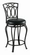 Adamsville Black Upholstered Swivel Counter Height Stool Sale