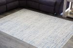 Beckfille Blue Gray Cream 5  x 7  Rug Cheap