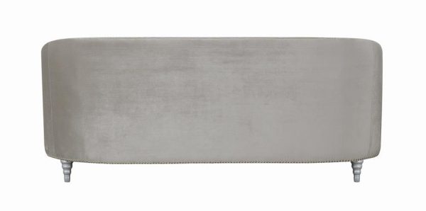 Avonlea Sloped Arm Tufted Sofa Gray Online Hot Sale