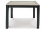 MOUNT VALLEY Driftwood Black Outdoor Dining Table Online Sale