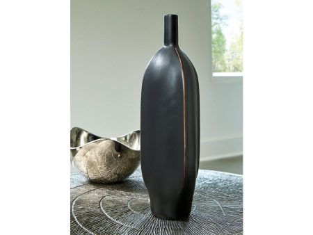 Rhaveney Black Vase Online now