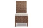 Beachcroft Beige Side Chair with Cushion Online Sale