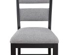 Frey Black Gray Counter Height Chair, Set of 2 Discount