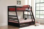 Ashton Cappuccino Twin over Full 2-Drawer Bunk Bed Sale