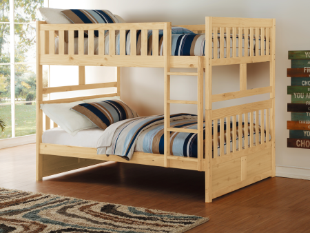 Bartly Pine Full Full Bunk Bed For Discount