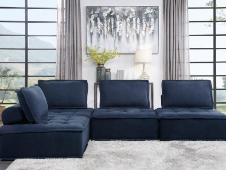 Ulrich Blue Modular 4-Piece Modular Sectional Online now