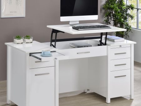 Dylan 4-Drawer Lift Top Office Desk Cheap