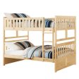 Bartly Pine Twin Twin Bunk Bed Fashion