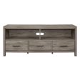 Bainbridge Weathered Gray 66  TV Stand For Discount